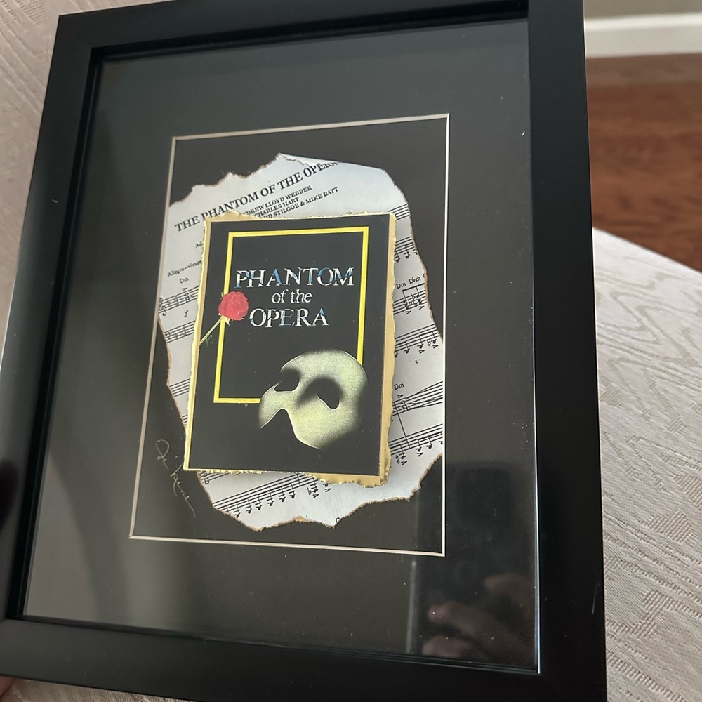 Phantom of the Opera Framed Shadow Box Wall Art